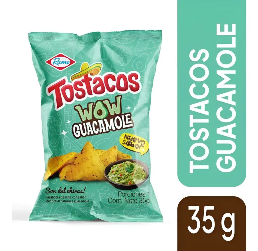 TOSTACOS GUACAMOLE DISPLAY x 12 units