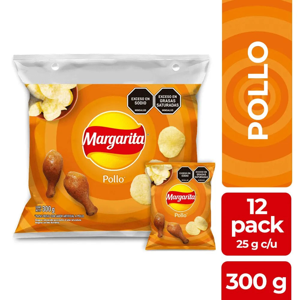 PAPAS MARGARITA x 12 Unid