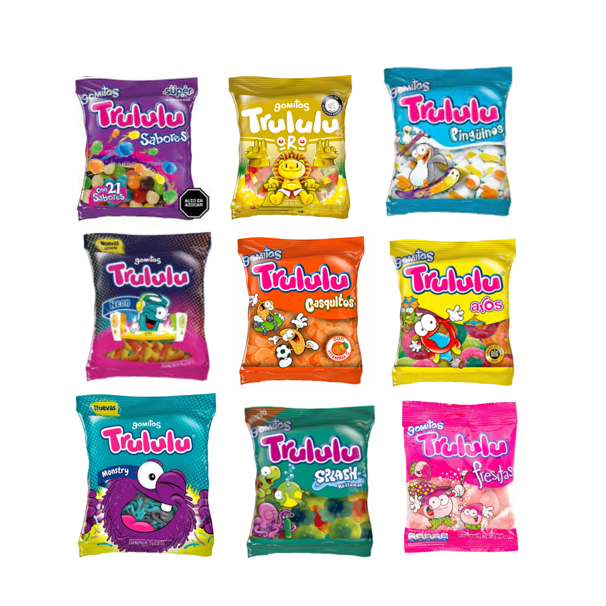 TRULULU GOMITAS SURTIDAS x 70 Gr