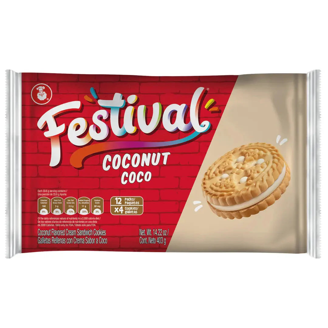GALLETA FESTIVAL 12 Und x 14.22 Oz