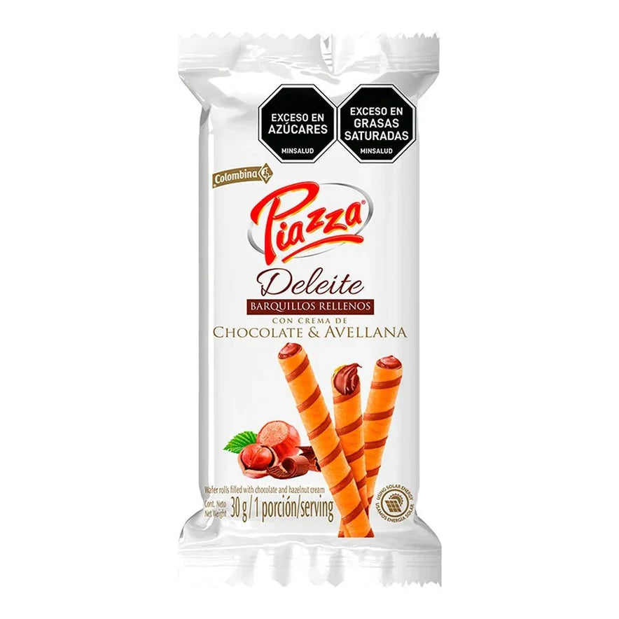 PIAZZA DELEITE CHOCOLATE & HAZELNUT x 30gr