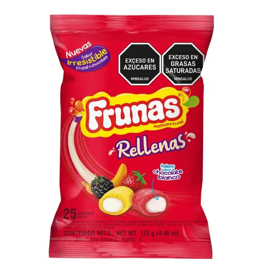 FRUNAS RELLENAS x 50 units