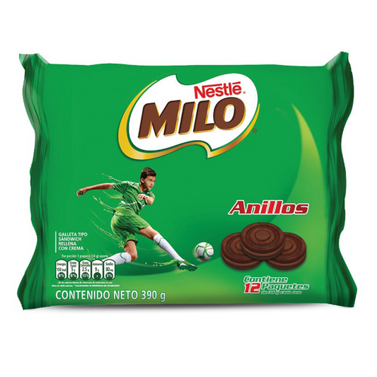 Galleta Anillos Milo x 12 unid