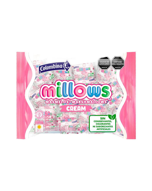 MILLOWS CREAM MASMELOS x 50 units