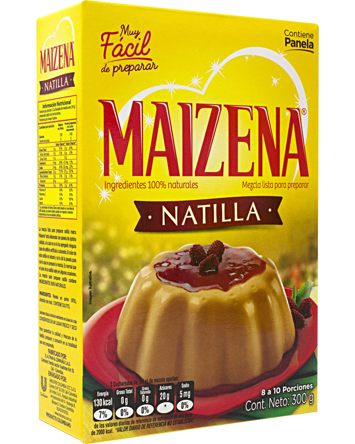Natilla Maizena con Panela x 300gr