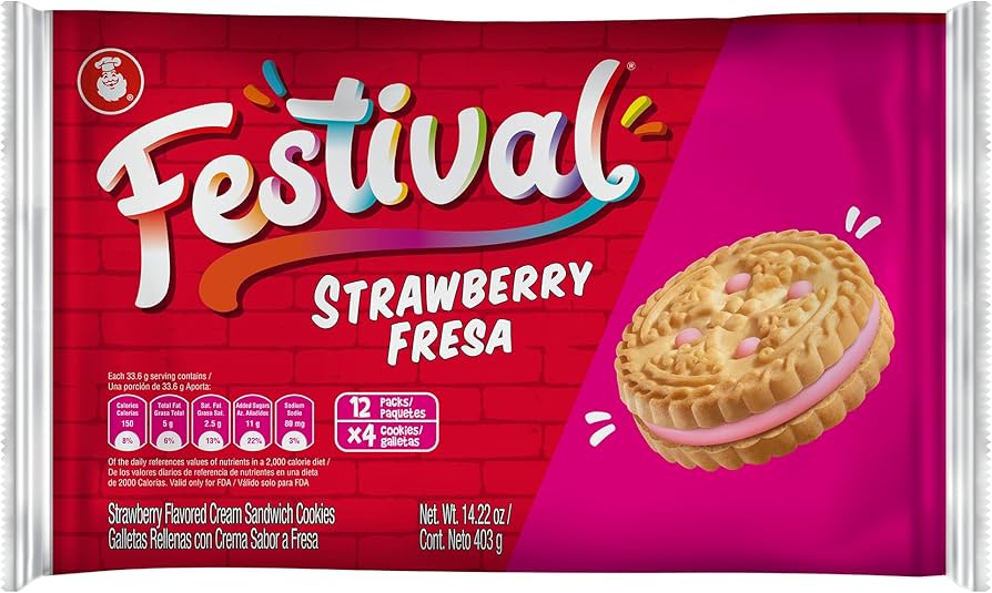 GALLETA FESTIVAL 12 Und x 14.22 Oz