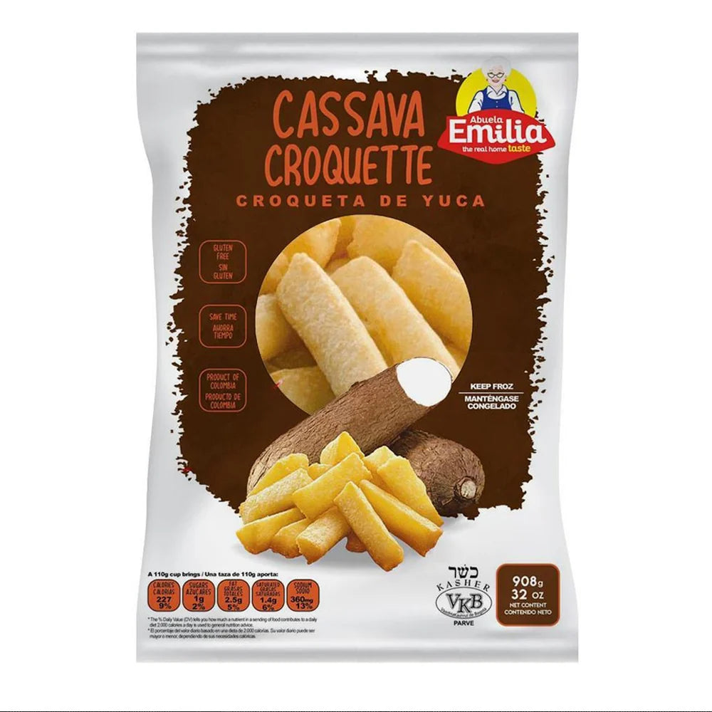 ABUELA EMILIA YUCA CROQUETA x 908gr