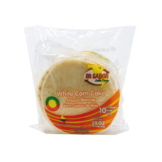 Arepa de Maíz Blanco Su Sabor x 10 (29oz)