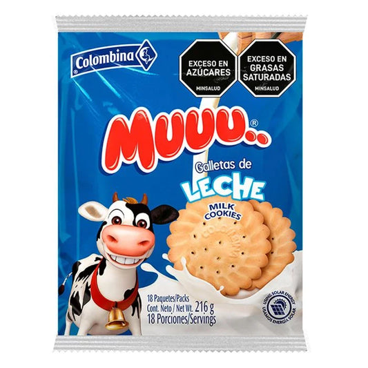 Galletas Muu Leche Display x 18
