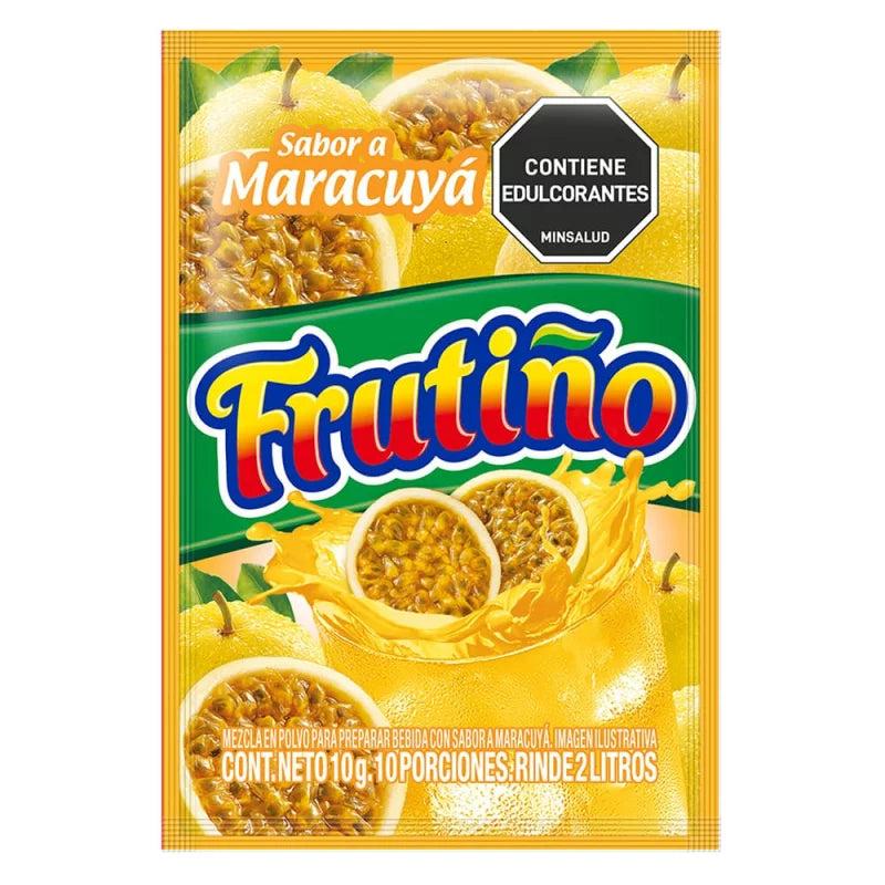 FRUTIÑO Fruit Powdered Drink Mix - Box of 20 Pouches