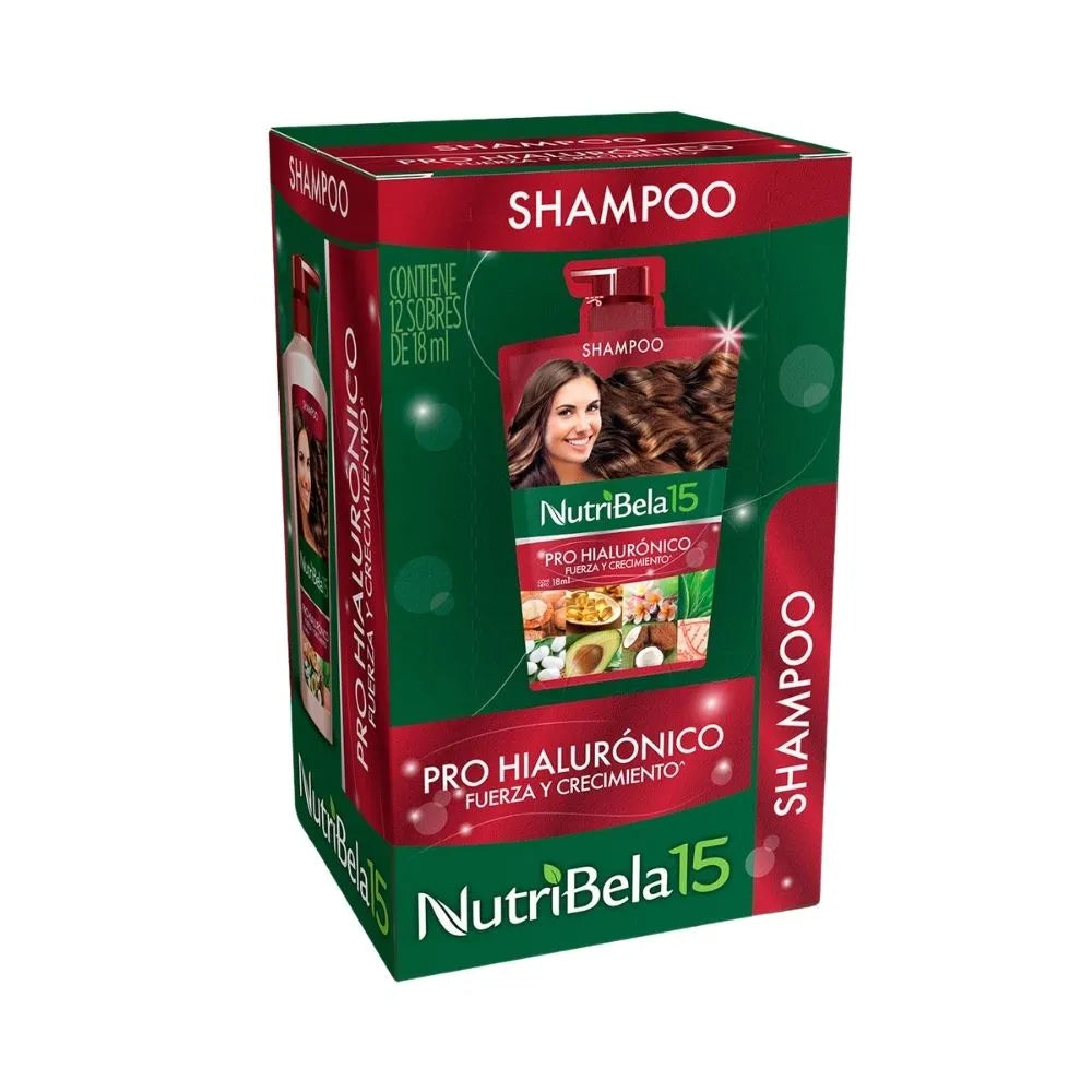 Nutribela Shampoo Caja x 12 Sobres