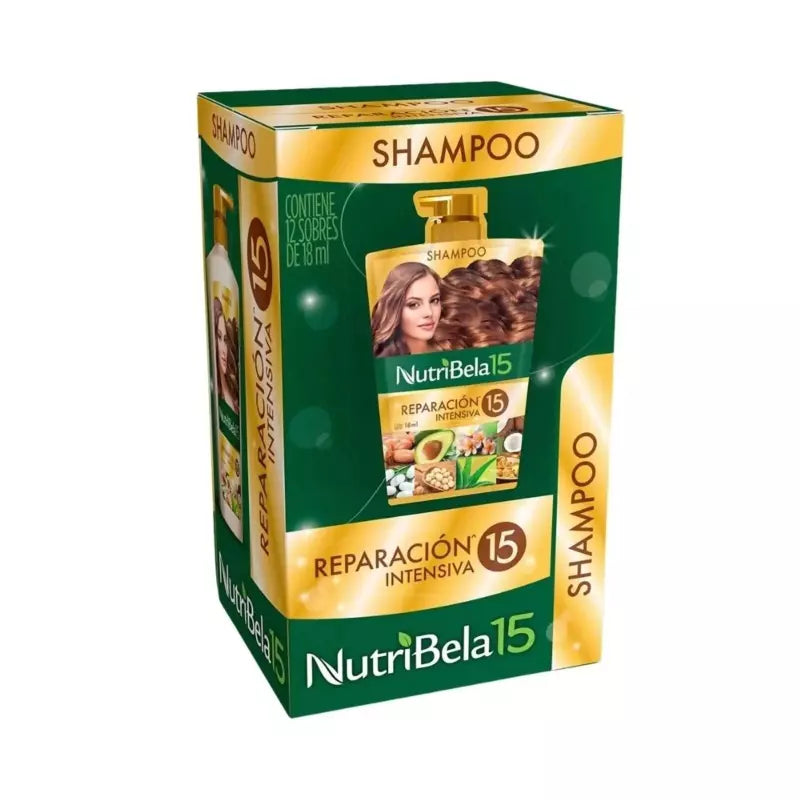 Nutribela Shampoo Caja x 12 Sobres