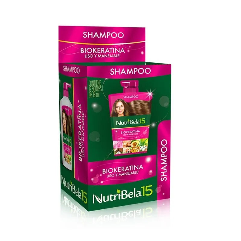 Nutribela Shampoo Caja x 12 Sobres