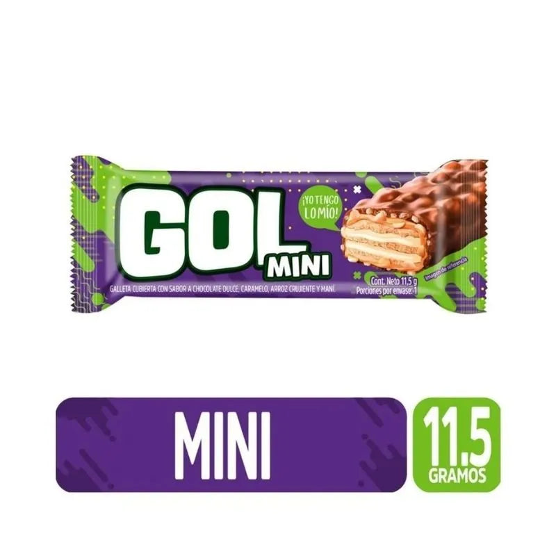 Chocolatina Gol Mini Caja x 24 Unid