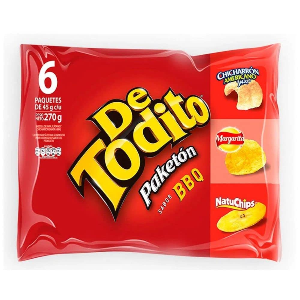 DETODITO BBQ DISPLAY 6 Und x 270 Gr