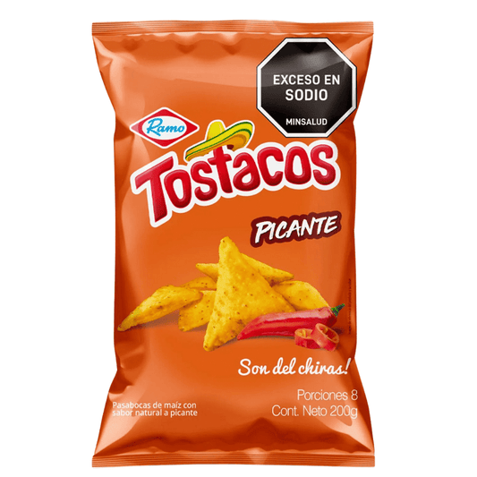 TOSTACOS PICANTES FAMILIAR x 200 Gr